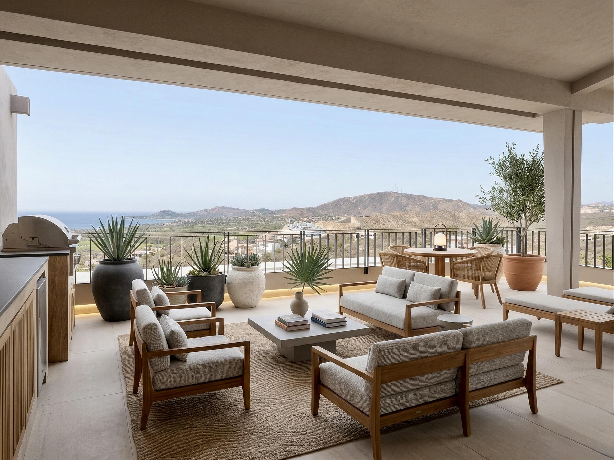 Los Cabos Cabo Peninsula Residences Experience elevated coastal living in this beautifully upgraded 2-bedroom, 2-bath condo overlooking the Pacific and Quivira. Ideally located at the gate to Quivira Resort, this turnkey residence offers access to world-class amenities while maintaining privacy and tranquility. With over for sale