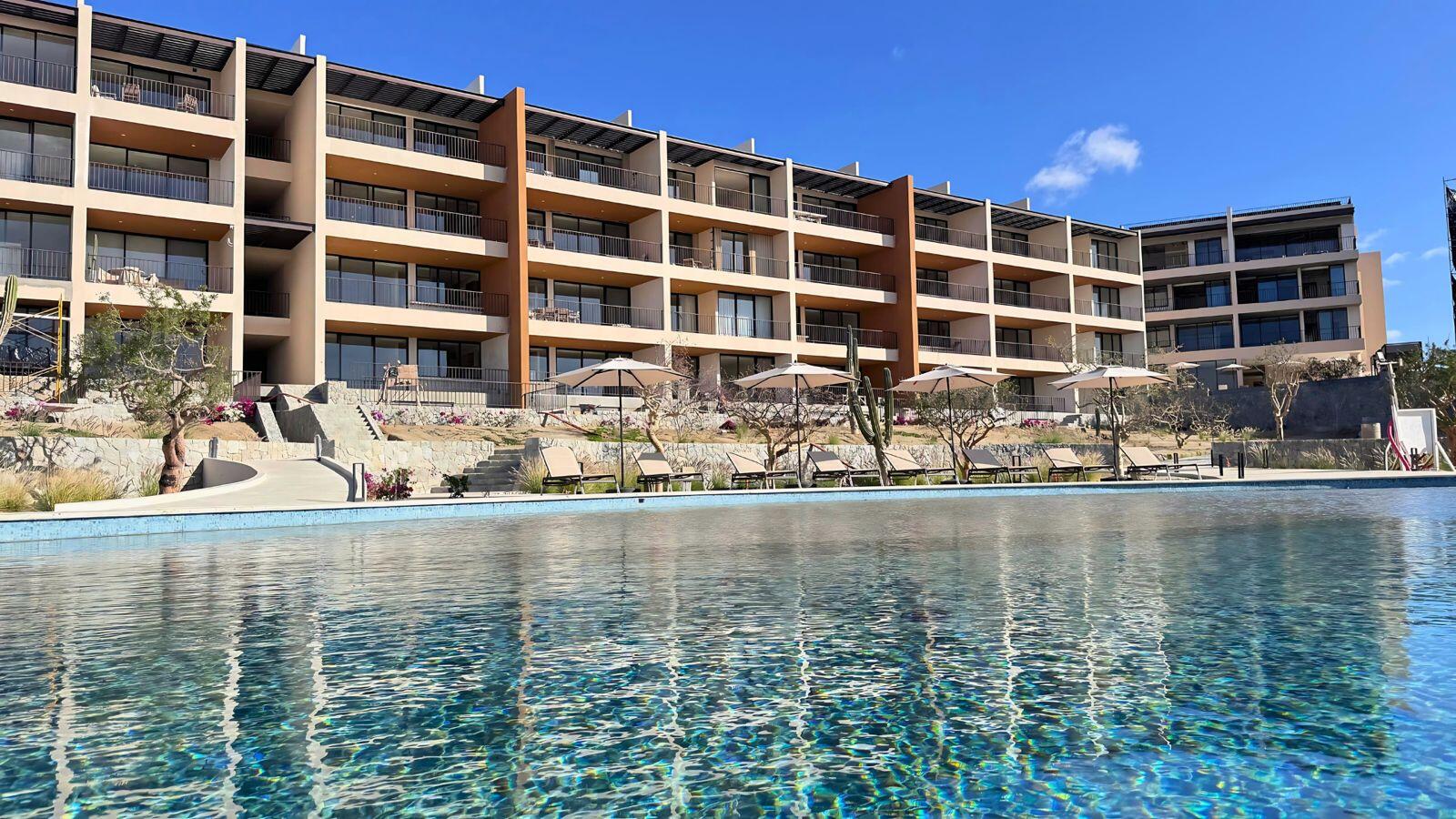 Los Cabos Cian Stunning 3BD, 2BATH, Terrace, 2 Underground parking spaces and storage included at CIAN by Grupo Cuadro Monterrey. Located in El Tezal, CIAN combines elegance, comfort, and convenience with panoramic city for sale