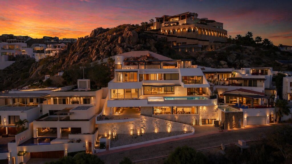 Los Cabos Pedregal Csl Villa Almar stands as an awe-inspiring residence, positioning itself as one of the most remarkable luxury homes available for sale in Los Cabos. This property captivates with its stunning ocean and beach for sale