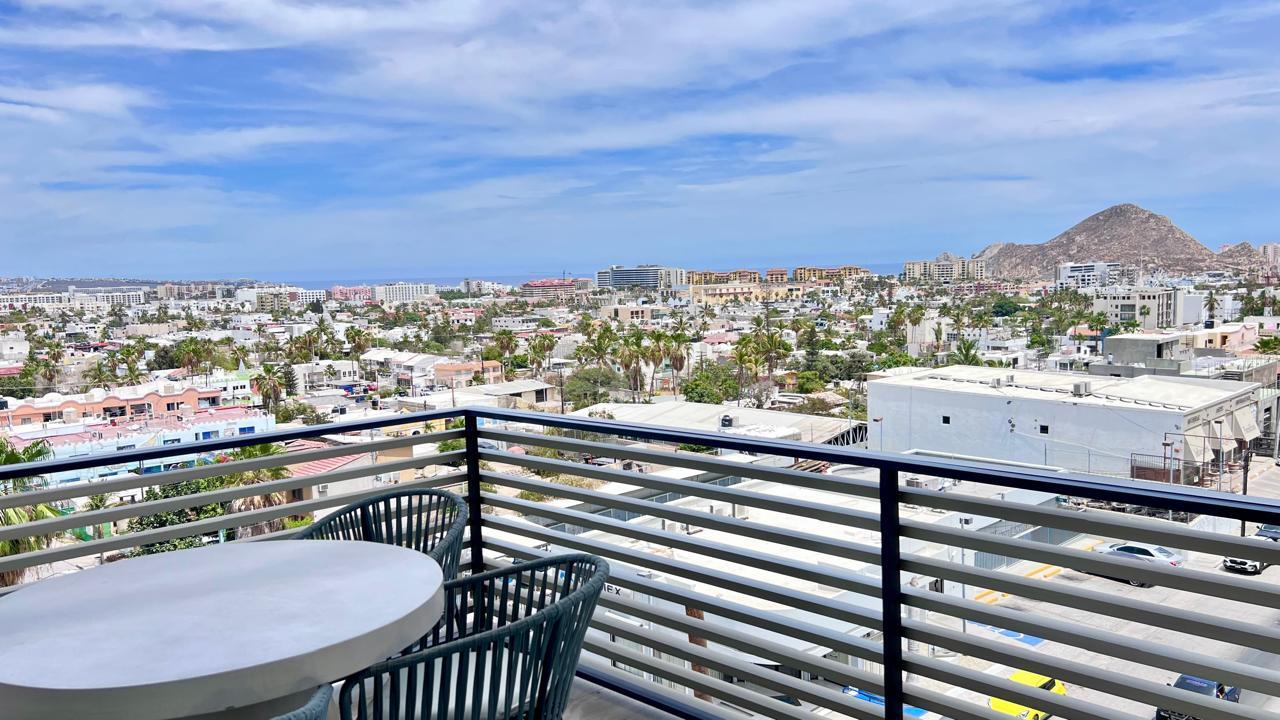 Los Cabos Belposto Belposto Residencial is a high-end development that redefines the lifestyle in San José del Cabo. Take advantage of SJD's prime location with the most affordable price in the area, within an exclusive complex of only 20 apartments. Unit GH3 features 2 bedrooms, 2 full bathrooms, a laundry area, kitchen, dining room, living room and private patio, perfect to enjoy with pets or social events. All units come with 2 parking spaces and luxurious amenities, such as a panoramic pool on the rooftop with an exclusive social area, a fully equipped gym, a furnished business center, and a prime location close to all essential services. for sale