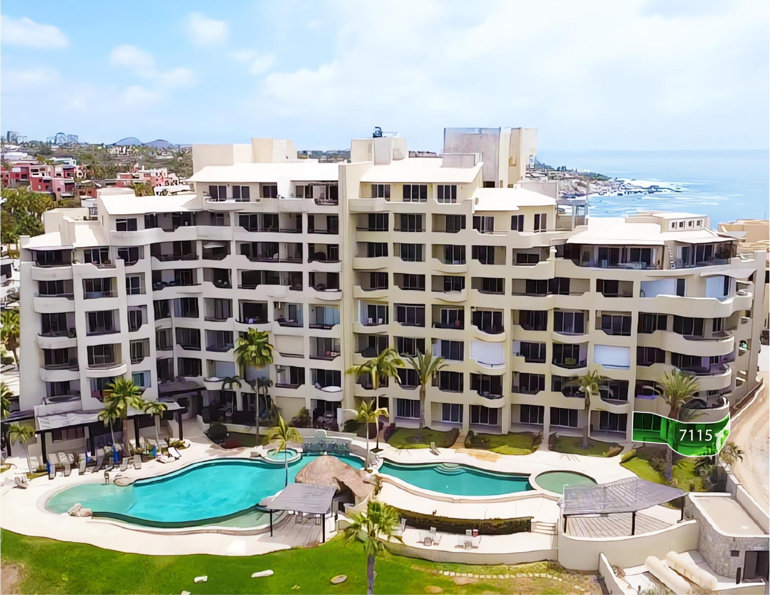Los Cabos Ventanas Experience Cabo living in this magical 3-bed, 2-bath penthouse in the iconic Ventanas Phase 2 community of El Tezal. Enjoy ocean for sale